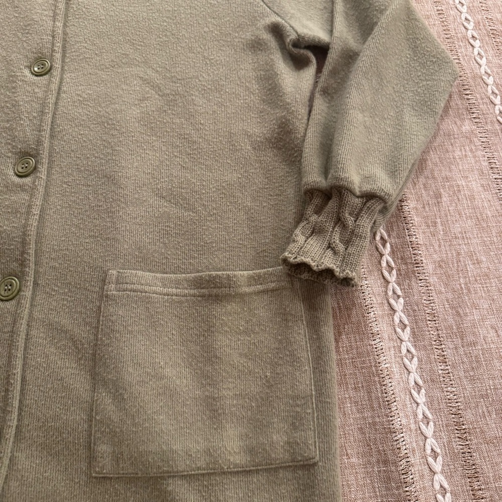 Blair Size Small Olive Green Women's Sweater button up‎ - Picture 4 of 6